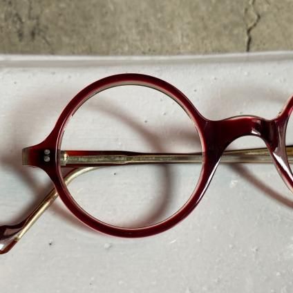 50's FRANCE Round Frame 饦 ᥬͥե졼RedClear