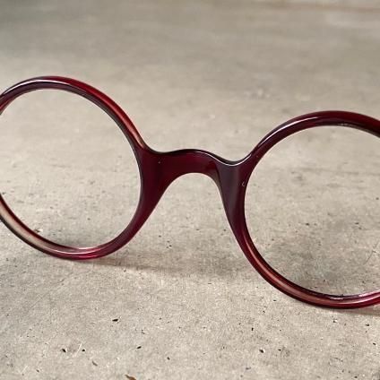 50's FRANCE Round Frame 饦 ᥬͥե졼RedClear