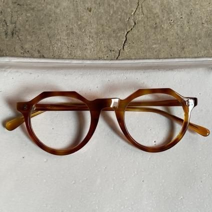 50's FRANCE Crown Panto Frameʥ饦ѥ ᥬͥե졼Tortoise