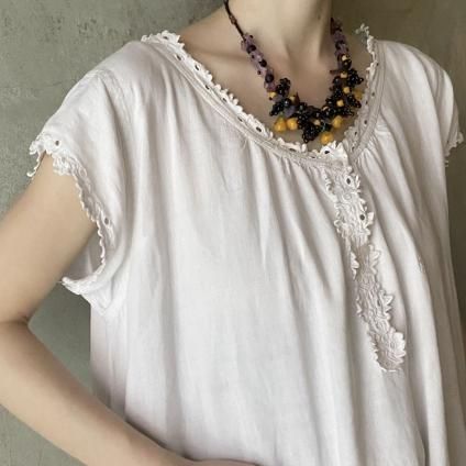 <img class='new_mark_img1' src='https://img.shop-pro.jp/img/new/icons38.gif' style='border:none;display:inline;margin:0px;padding:0px;width:auto;' />20OFF1910~30's France Linen Nightyʥե ͥ å׻ɽ ʥƥ