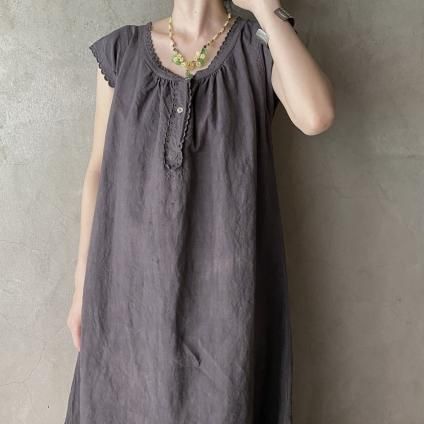 1910~30's France Linen Nightyʥե ͥ ʥƥ˸ 졼