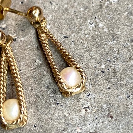 ơ 9K  ѡԥ9KYG Pearl Earrings