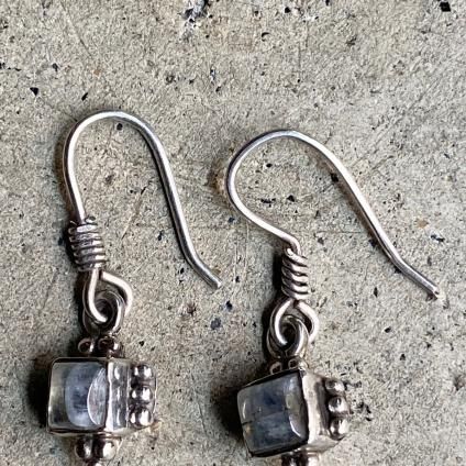 ơ С ࡼ󥹥ȡ ԥSilver Moonstone Earrings