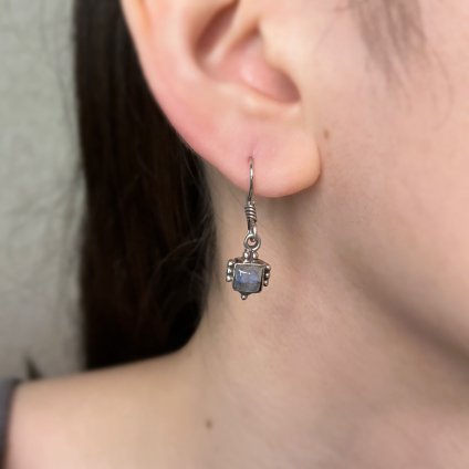 ơ С ࡼ󥹥ȡ ԥSilver Moonstone Earrings