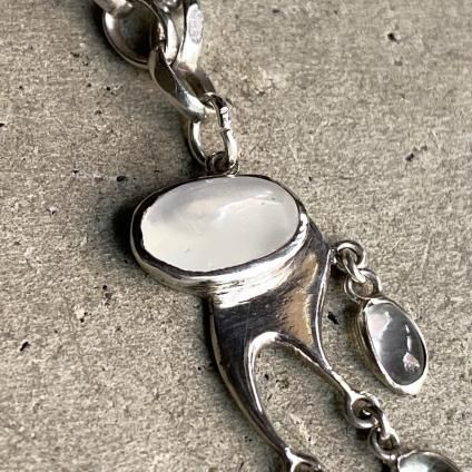 ơ С ࡼ󥹥ȡڥȡSilver Moonstone Pendant