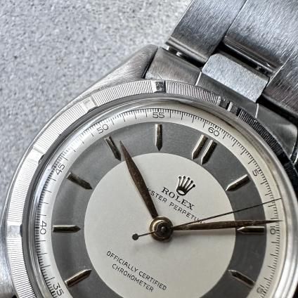 ڤѡ1951ǯ ROLEX OYSTER PERPETUAL SEMI BUBBLE BACKʥå  ѡڥ奢 ߥХ֥Ref.6085