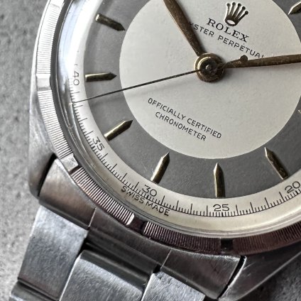 ڤѡ1951ǯ ROLEX OYSTER PERPETUAL SEMI BUBBLE BACKʥå  ѡڥ奢 ߥХ֥Ref.6085