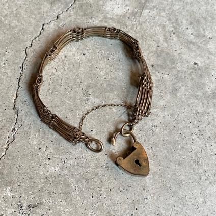 ơ ĥ ϡ ѥɥå ֥쥹åȡHeart Padlock Bracelet