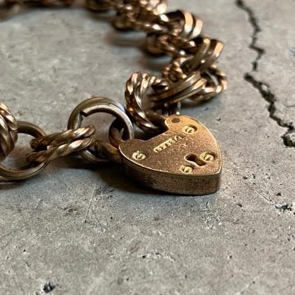 ơ 18Kĥ ϡ ѥɥå ֥쥹åȡHeart Padlock Bracelet