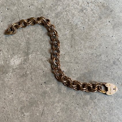 ơ 18Kĥ ϡ ѥɥå ֥쥹åȡHeart Padlock Bracelet