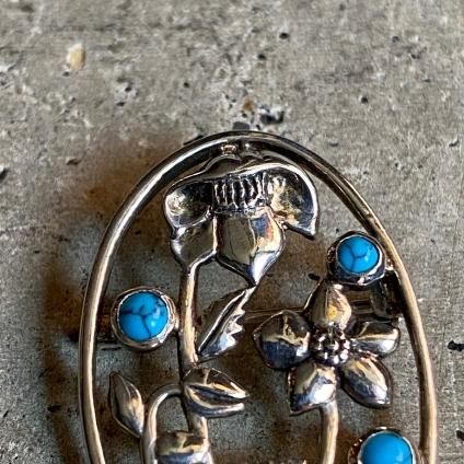 希少　ヴィンテージ　Mexico シルバー　ブローチ 2025年最新】メキシコ シルバー ブローチの人気アイテム - メルカリ