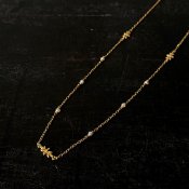 1900-10年代 18K ゴールド パール チェーンネックレス（18KYG Pearl Chain Necklace）