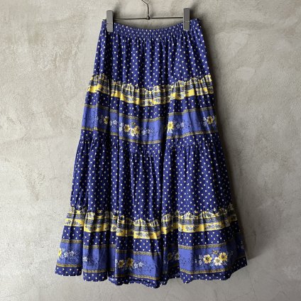 ơ ץ ߥ󥰥 Vintage Provence Pattern Skirt