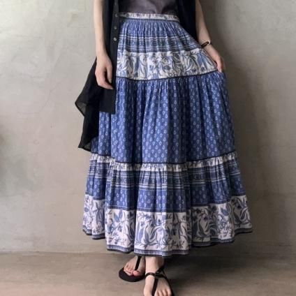 ơ ץ 󥰥 ʪVintage Provence Pattern Skirt