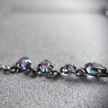 1920-30's Iris Glass Necklace（ 1920-30年代 アイリスガラス