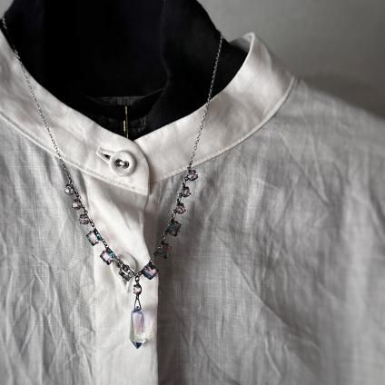 1920-30ǯ ꥹ饹 ͥå쥹1920-30's Iris Glass Necklace