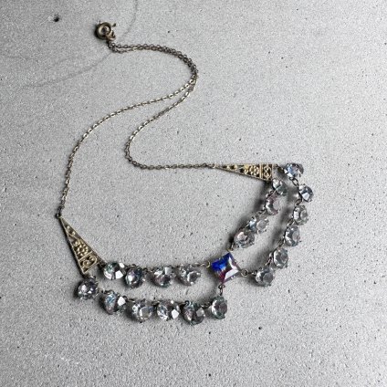 1920-30ǯ ꥹ饹 ͥå쥹1920-30's Iris Glass Necklace