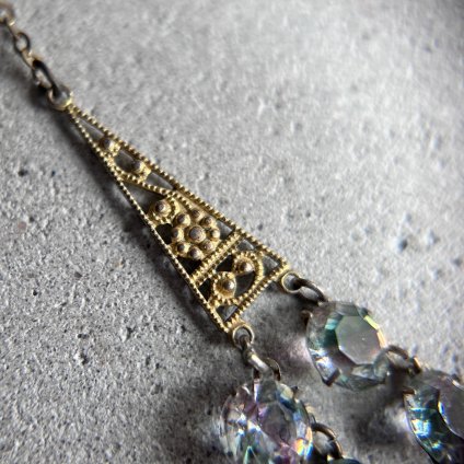1920-30ǯ ꥹ饹 ͥå쥹1920-30's Iris Glass Necklace