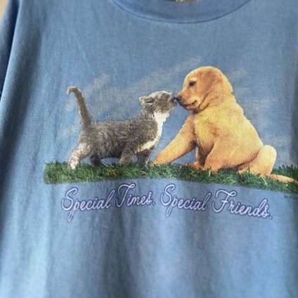  ǭȻҸεTġOld Cat&Dog T-shirt