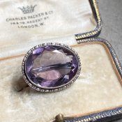 1910ǯ С ᥷ ֥Silver Amethyst Brooch