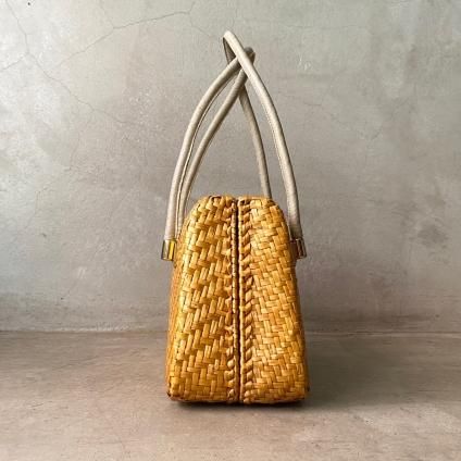 ꥢ ơ  쥶 ١  ϥɥХåRattan Hand Bag