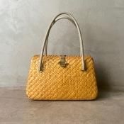 ꥢ ơ  쥶 ١  ϥɥХåRattan Hand Bag