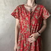 ե ơ  ץġVintage Geometric Pattern Jumpsuit