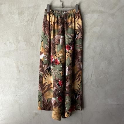 1970ǯ ե ܥ˥ ѥġFrance Vintage Botanical Pattern Pants