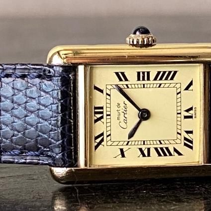 Cartier MUST TANK ʥƥ ޥ 󥯡SM ٥ȡGɡȢȢ