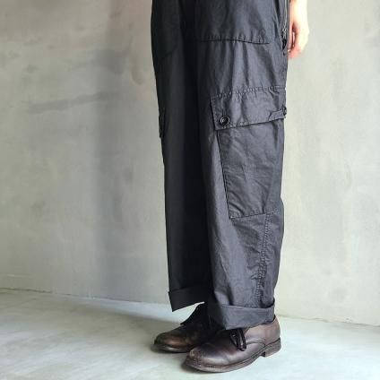 CHRISTIAN PEAU CP OVERALLS 001 WAXCʥꥹ ݡ СBLACK