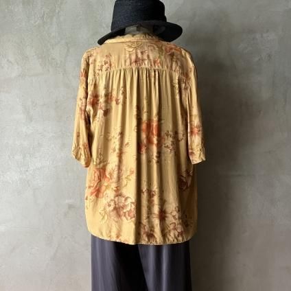 ե ơ  ץ󥫥顼ġFrance Vintage Floral Print Shirt