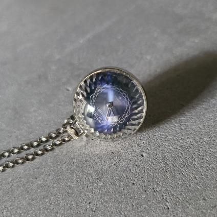 SEIKO セイコーペンダントウォッチ　手巻き　 球体　裏スケルトン SEIKO（セイコー）Pendant Watch 球体 パープル文字盤 裏面