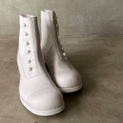 【別注カラー】BEAUTIFUL SHOES Buttoned Sidegore Boots（ビューティフルシューズ ボタンド サイドゴアブーツ） White