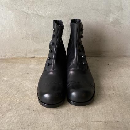 <img class='new_mark_img1' src='https://img.shop-pro.jp/img/new/icons56.gif' style='border:none;display:inline;margin:0px;padding:0px;width:auto;' />BEAUTIFUL SHOES Buttoned Sidegore Bootsʥӥ塼ƥե륷塼 ܥɥɥ֡ġ Black