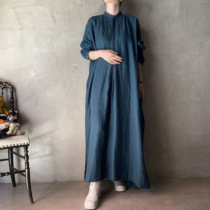 suzuki takayuki  peasant dress ʥ業 ڥȥɥ쥹Brine Blue