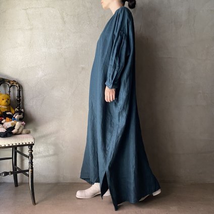 suzuki takayuki  peasant dress ʥ業 ڥȥɥ쥹Brine Blue