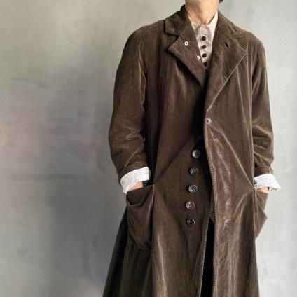 HALLELUJAH 10, early 20th c. Manteau(ハレルヤ マント 1900年代)Dark Brown - JeJe PIANO ONLINE BOUTIQUE 神戸のアンティーク時計,ジュエリー,ファッション専門店 HALLELUJAH 10, early 20th c. Manteau(ハレルヤ マント 1900年代)Dark Brown - JeJe PIANO ONLINE BOUTIQUE 神戸のアンティーク時計,ジュエリー,ファッション専門店