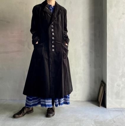 HALLELUJAH ハレルヤウールロングコート 黒 PaulHarnden系 HALLELUJAH 10, early 20th c. Manteau（ハレルヤ マント 1900