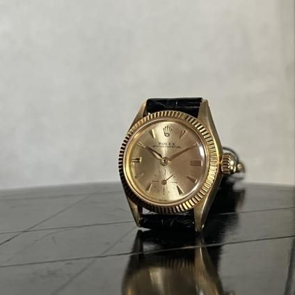 ROLEX OYSTER PERPETUALʥå  ѡڥ奢14KYG̵ ե롼ƥåɥ٥ 