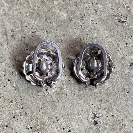 1940ǯ С ޡ 󥰡Silver Marcasite Earrings