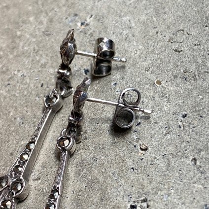 1930ǯ С ޡ ԥSilver Marcasite Earrings
