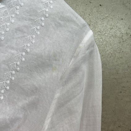 1950ǯ ե ɽ  ֥饦France Embroidery Tight Blouse