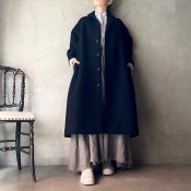 suzuki takayuki tailored-collar coatʥ業 ơ顼ɥ顼ȡBlack