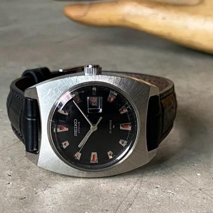 SEIKO Chorus(セイコー コーラス)黒文字盤 SSケース デイト付 SEIKO Chorus(セイコー コーラス)黒文字盤 SSケース デイト付