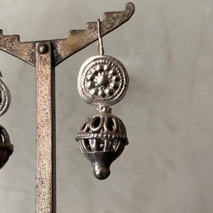 インド ヴィンテージ シルバーピアス（India Silver Earrings