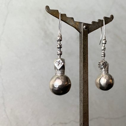 1950ǯ  С  ԥIndia Silver Earrings