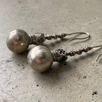 1950ǯ  С  ԥIndia Silver Earrings