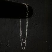 momocreatura Full Of Heart Chain Necklace（ハートのチェーンネックレス シルバー）35cm / 40cm / 80cm