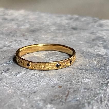 momocreatura Moon Crater Ring Gold Black Spinelʥ⥯ꥢ 졼  ֥åԥͥ