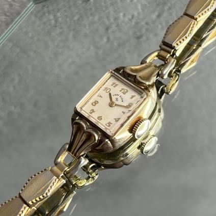 ヴィンテージ レディ エルジン 14K ゴールドフィルド 手巻き